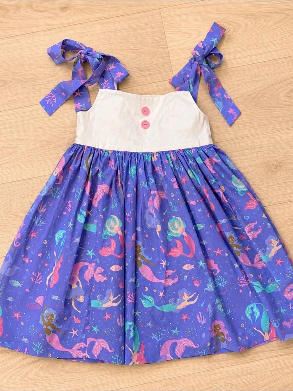 Eleanor Rose cutie mermaid dress. Summer dress girls 6/7